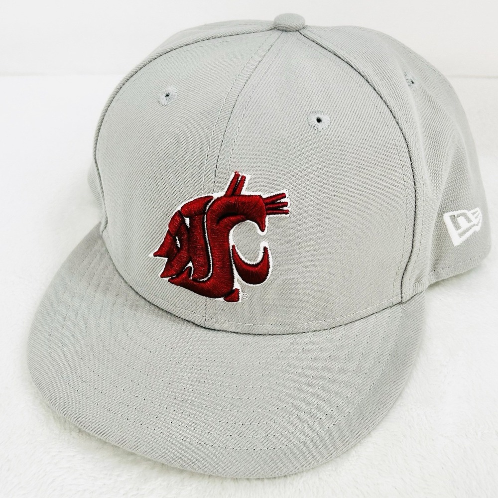 Washington State Cougars New Era Logo 9FIFTY Snapback Hat Cap Adjustable NCAA